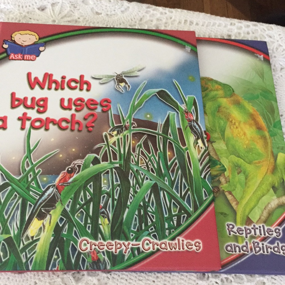Pair of Childrens Science Books Ask Me